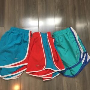 3 Pairs Nike XS women’s running shorts